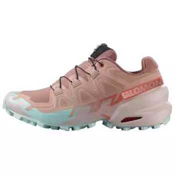 SALOMON Speedcross 6 Mahogany Rose Женские кроссовки Розовый Приглушенно-фиолетовый Ледяной аквамарин L47766500 36