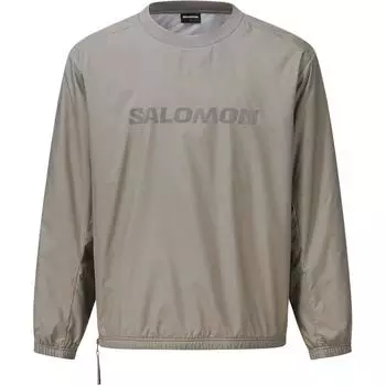 SALOMON Свитшот с круглым вырезом и логотипом, мужская толстовка, цвет песочный LC2583000 S
