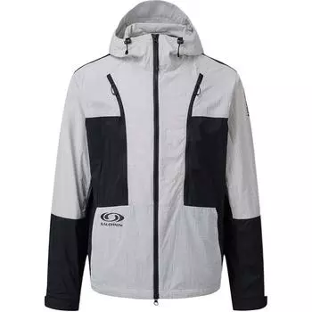 SALOMON Толстовка с капюшоном на молнии с логотипом, свободная куртка с длинным рукавом, мужские куртки, серый C28049 M