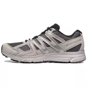 Salomon X-Mission 4 Suede Plum Kitten Мужские кроссовки Серые Ashes-Of-Roses Silver L47138100