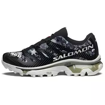 SALOMON XT-4 OG Needlepoint Pack - черные кроссовки унисекс Icicle Deep-Lichen-зеленый L47604200 39
