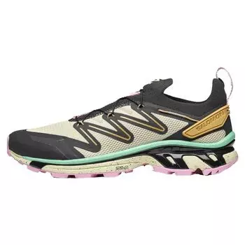 Salomon XT-Rush 2 Color Block Удобная ткань Амортизирующие Нескользящие Кроссовки Увеличенной высоты Низкие Кроссовки для бега по пересеченной местности Унисекс Желтые 471377 38