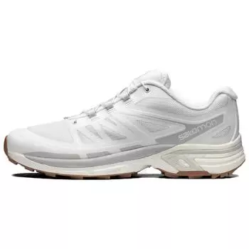 Salomon XT-Wings 2 белые мужские кроссовки Lunar Rock Vanilla-Ice L41709300 36