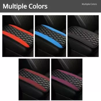 Салон автомобиля водонепроницаемый универсальный подлокотник сиденье коробка центральная консоль аксессуары прочный протектор внедорожник искусственная кожа удобная синий