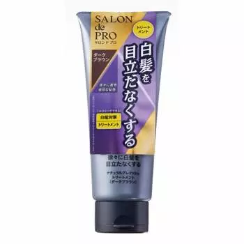 Salon de pro gray hair dye natural grayish treatment dark brown 180g