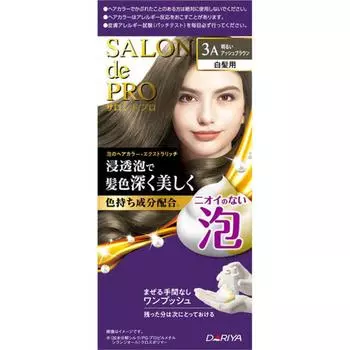 Salon De Pro Salon De Pro Bubble Hair Color Extra Rich для седых волос 3a Bright Ash Brown 1 шт.