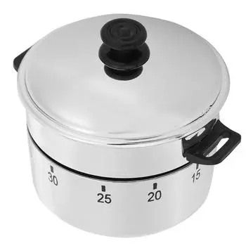 Салон красоты Механический вращающийся будильник Таймер Милый заводной таймер обратного отсчета на 60 минут