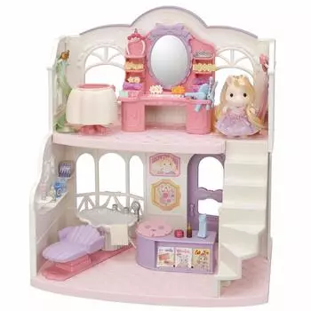 Салон красоты Sylvanian Families, парикмахерская, сертификат ST Mark, для детей от 3 лет и старше, игрушечный кукольный домик Sylvanian Families EPOCH [Модный стиль! Салон]