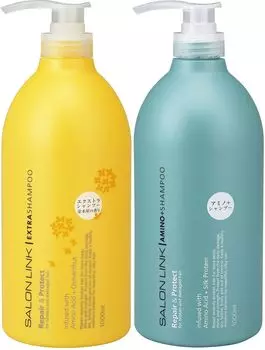 Salon Link Shampoo Extra Amino Trial Set of 2 Kumano Oil Osmanthus Scent Amino Shampoo Original Towel Set