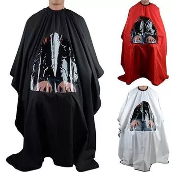 Салон Парикмахерская Стрижка Стрижка Накидка Парикмахерская Платье Стилист Просмотр Окна чёрный