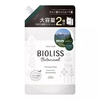 SALON STYLE KOSE Biolis Botanical Шампунь Сменный блок Большая емкость 680 мл обычный (Глубокий влажный) (2 размер)1