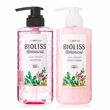 SALON STYLE SS Biolis Bundle Set AZ19 Shampoo 2 Piece Assortment SP&CD (Sleek Straight)