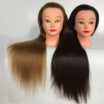 Салон женщина манекен голова парик плетение практика парикмахерское обучение инструмент