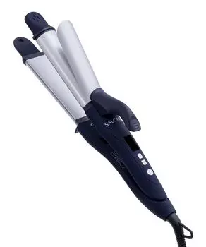 SALONIA 2WAY Прямые щипцы для завивки волос 32 мм Темно-синий SL-002ANV