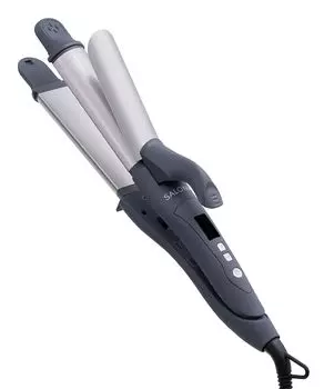 SALONIA 2WAY Прямые щипцы для завивки волос 32 мм Серый SL-002AGR серый