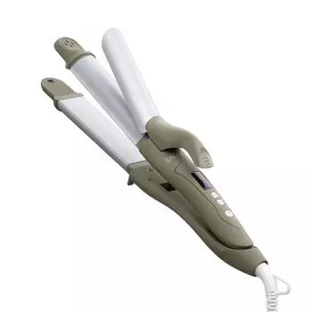 SALONIA 2WAY Выпрямляющий щипцы для завивки волос 32 мм You and Me Оливковый SL-002AYO