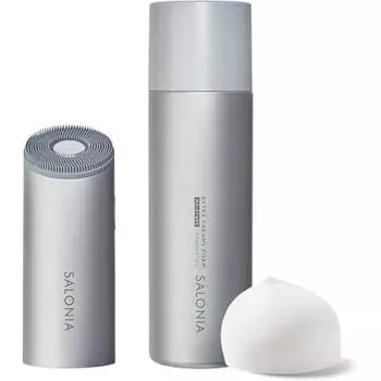 Salonia | facial cleansing brush set ion facial brush & extra creamy foam facial cleansing sal21202sl