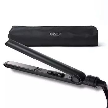 SALONIA Saronia Straight Iron SL-004S, совместимый с Overseas, 24 мм, черный