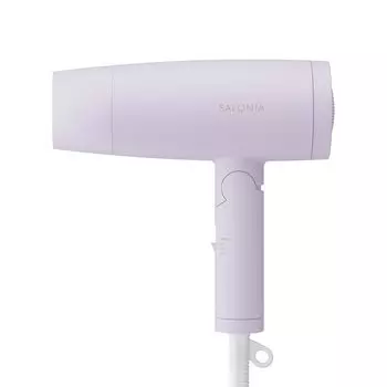 SALONIA Speedy Ion Dryer Фен для волос Большой объем воздуха Быстрая сушка Легкий отрицательный ион [2024 Весна/Лето Ограниченная серия] | [Celebrate Purple] SL-013CP