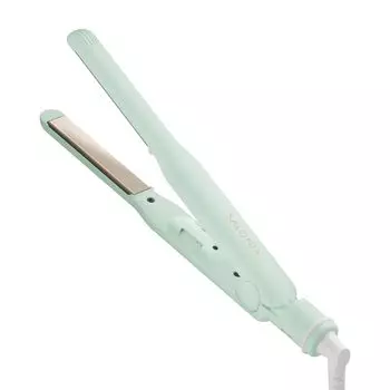 SALONIA Straight Hair Iron 15 мм в комплекте чехол [2024 Весна/Лето Лимитед] [Celebrate Green] Термостойкий SL-004SCG