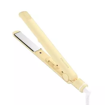 SALONIA Straight Iron Hair Iron 24 мм для заграничных перевозок SAL24004MY Mellow Cream Yellow [2025 Весна/Лето Ограниченная серия]