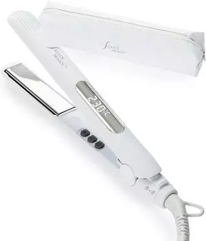 SALONMOON Mini Straight Hair Iron 20mm Curlable 2way Iron White Heat Resistant With Case Available Overseas