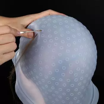 Салонная многоразовая кепка для окрашивания волос с крючком для шляпы