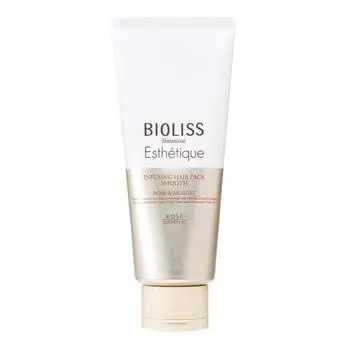 САЛОННЫЙ СТИЛЬ KOSE Biolis Botanical Esthetique Инфузирующая маска для волос и вьющихся сухих поврежденных волос с экстрактом розы и ландыша 200 г (Гладкий; плавный) (Гладкие вьющиеся) & (х 1)