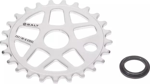 Salt Bicycle BMX Chainring Gateway Sprocket 25T Silver Polish