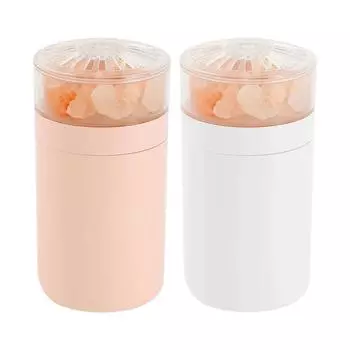 Salt Stone Humidifier | Car Aromatherapy Humidifier | USB Plug-in Automobile Fragrance Diffuser Silent Mist Humidifier Bedroom белый