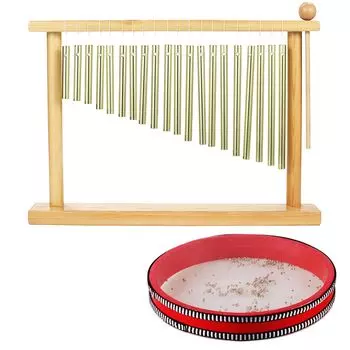 SALUDABLE Ocean Drum 25 см Wind Chime 20 звуков Музыкальный инструмент Волна Звуковые эффекты Образовательный