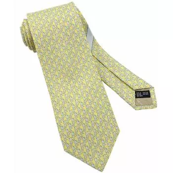 Salvatore Ferragamo 8cm Fer164 Ferragamo Tie Width Yellow Ivory Tie Brand