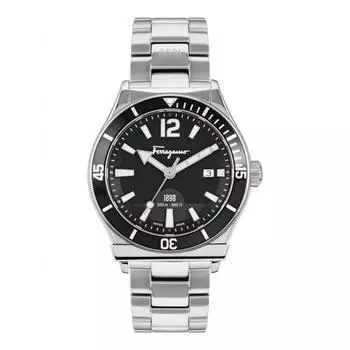 Salvatore Ferragamo Ferragamo 1898 Watch silver stainless steel black