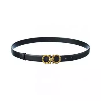 Salvatore Ferragamo Ferragamo Gancini Регулируемый кожаный ремень