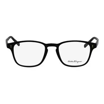 Salvatore Ferragamo SF 2913 001 51мм Мужские квадратные очки 51мм черные