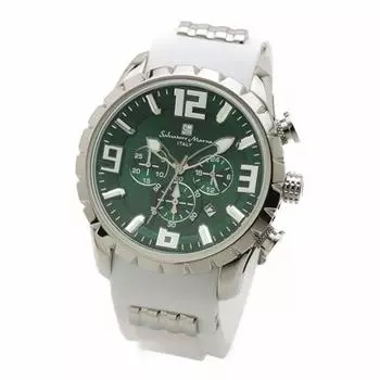 Salvatore Marra Цвета на выбор Хронограф 10 ATM Водонепроницаемый Белый Резиновый Модель SM15107 Часы [Salvatore Marra] [5 из] Мужские [] ([3]