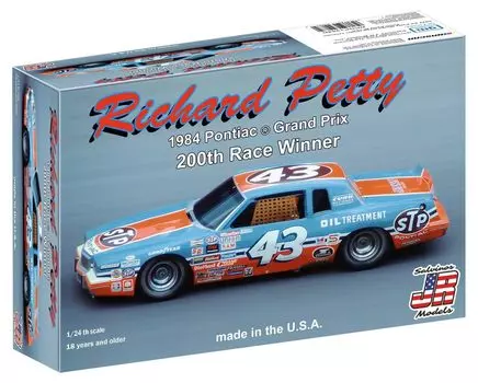 Salvinos Model NASCAR 1984 Pontiac Grand Prix 200 wins in total Richard Petty Plastic Model SJMRPGP1984D J.R 1/24