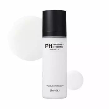 [SAM U] [Официальный/подлинный] Samu PH Sensitive Cream Mist 100 мл - Увлажняющий слабокислотный керамидный гипоаллергенный лосьон для чувствительной кожи и сухой кожи