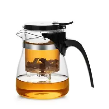 SAMADOYO элегантная чашка с изоляцией и пузырьковым чайником, термостойкий стеклянный чайник, простая чайная чашка с фильтром