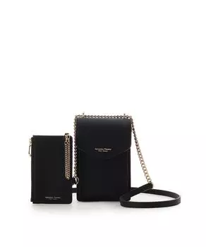 Samantha Thavasa Petit Choice Snap Smartphone Shoulder Bag for Women Multi-Case чёрный