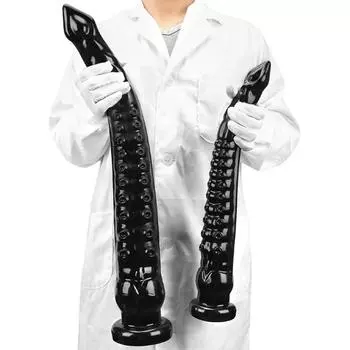 Самая большая женская сверхдлинная анальная пробка с щупальцем осьминога. Расширение для мастурбации. Устройство для мастурбации. Профилированная анальная пробка SM с задним кортом. S