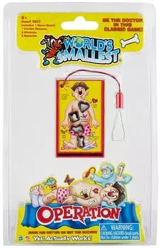 Самая маленькая настольная игра Operation 1 Pack 1 Player Operation Electronic Board Game Small Version Family Game Настольная игра для 1 или более игроков Интересная