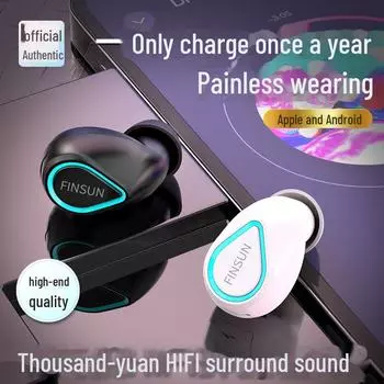 Самая продаваемая 20-часовая Bluetooth-гарнитура с расширенным режимом ожидания: Варианты с одним и двумя ушами для водителей Upgraded version, небесно-голубой