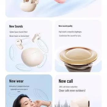 Самая продаваемая беспроводная Bluetooth-гарнитура-вкладыш i01: Длительное время работы от батареи, высокая мощность, портативность, совместимость с Android и Huawei