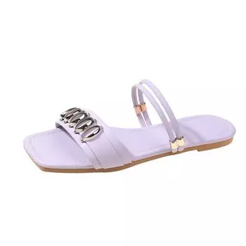 Самая продаваемая женская обувь — это подиумные женские туфли с открытым носком от дизайнера Lady Sandalias Mujer. 35