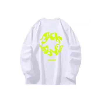 Самая спокойная осенняя одежда с длинными рукавами из чистого хлопка, новые мужские и женские топы на весну, внутренний слой, базовая рубашка, футболка с круглым вырезом и длинными рукавами M коричневый