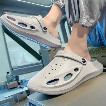 Самая удобная качественная обувь, дизайнерская обувь класса люкс 2024 года, мужская обувь для подростков, роскошные сандалии 2024 года, мужские тапочки для тенниса 40 чёрный