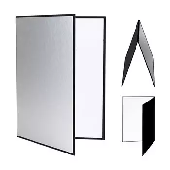 Samcos 3in1 A3 Фотография Фотография Освещение Свет Фотография Отражение Отражатель, Белый, Серебристый, Черный, Отражатель, Отражатель, Отражатель, Инструмент,