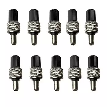Samcos Bicycle Air Valve Core Set of 10 Valve Не требуется резина от насекомых Термостойкий Морозостойкий Легкий воздушный насос Легко заменяется Bicycle Assist