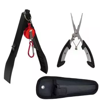 Samcos Крокодиловый Тип Рукоятки Рыбалка Изготовлен из ABS Многофункциональный Удобный Входит в комплект с Рыболовным Ловлям Для Рыболовства, Ножницы, 2-х Частей